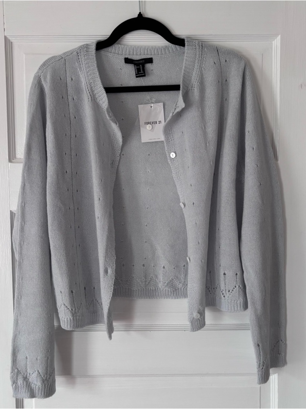 NWT Forever 21 Openwork Knit Cardigan